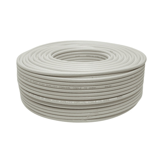 Réz koaxiális kábel 0,7mm RG59/U, 75 ohm 100m/tekercs Q5+