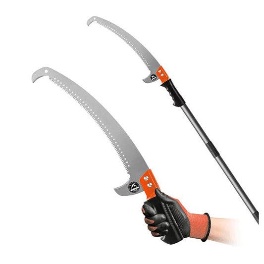 Pr metszőfűrész 580mm, ívelt acélpenge, teleszkópos szárhoz való nyéllel