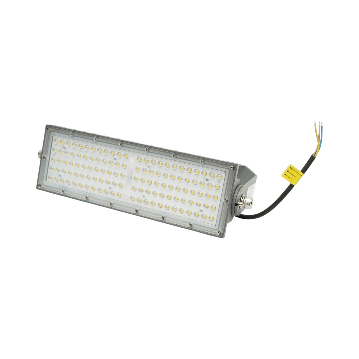 Moduláris LED reflektor 100W, 100-265V, 6500K, 13000lm Flood típus 300x100x75mm IP66 Breckner Germany