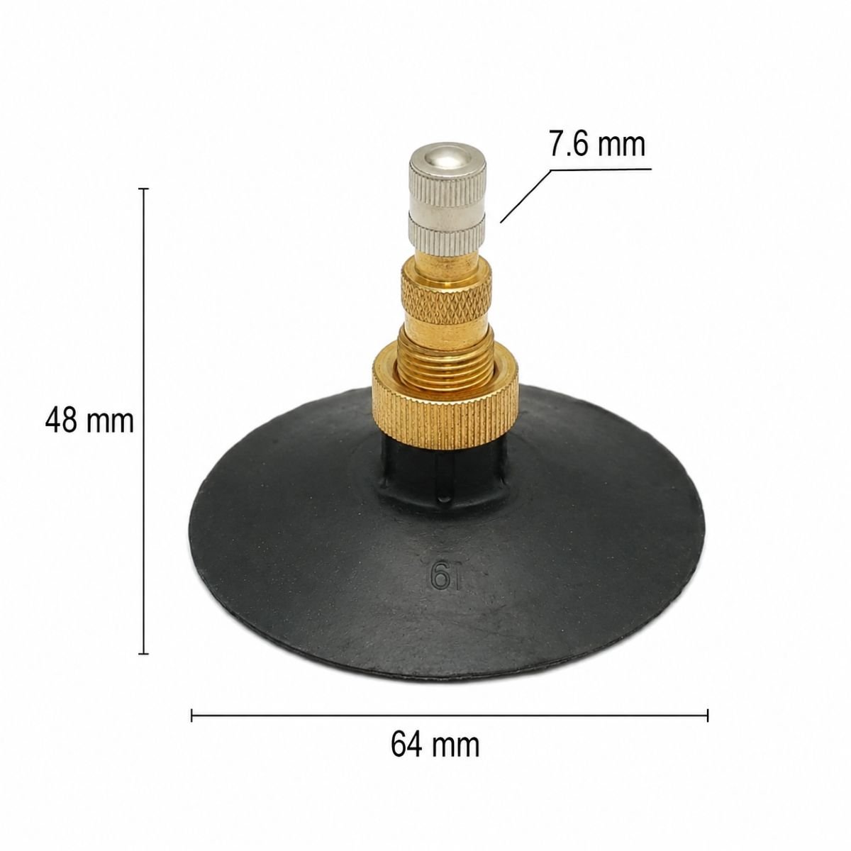 TR218A légkamara szelep nagy 64mm kalappal