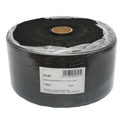 Rola 22m EPDM szigetelőszalag 200x6mm napelemekhez