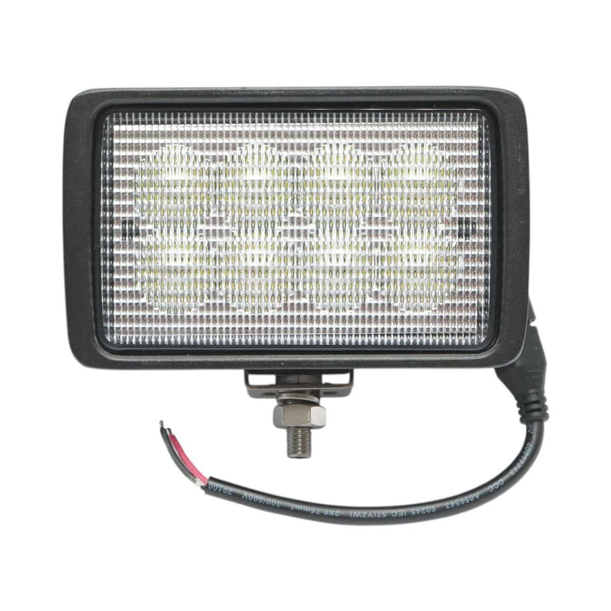 Téglalap alakú LED reflektor 65W, 24V John Deere 152x106mm OEM kód AT165110