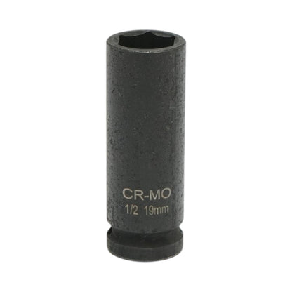 Hosszú ütő dugókulcs 19mm, 78mm, 1/2 inch négyzet Cr-Mo Breckner Germany