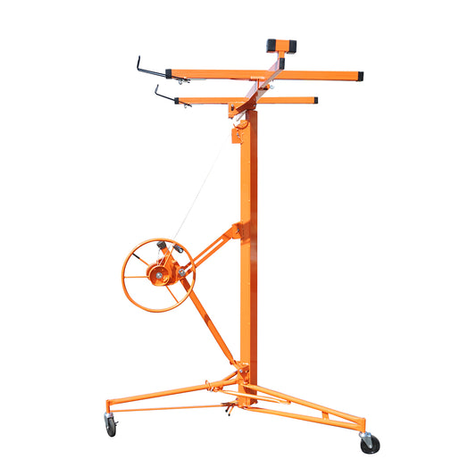 Emelőberendezés (daru) gipszkarton, OSB, MDF, forgácslap, 4,57m emelési magasság THOR