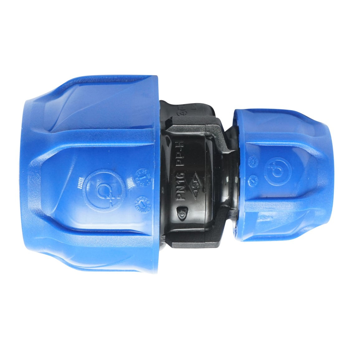 D40x25mm, PN16, PN16, öntözőrendszerekhez való tömörítő redukciós mellbimbó