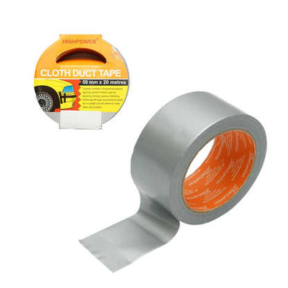 HighPower Duct Tape textil ragasztószalag ezüst 50mm x 20m javításhoz