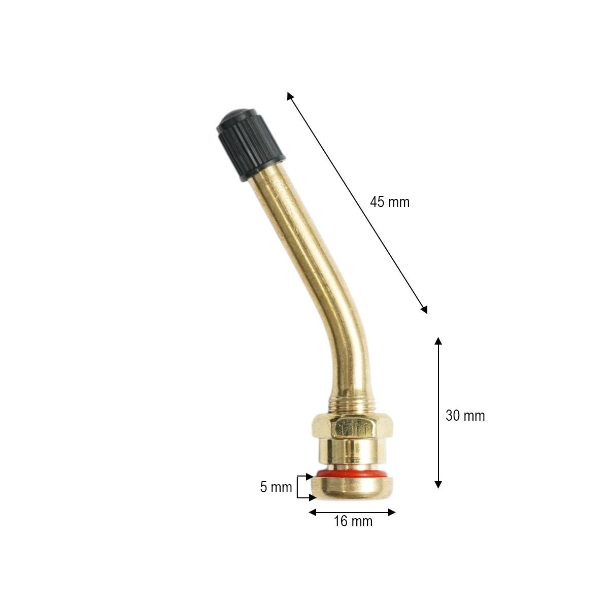 Teherautó tubeless szelep 75mm V3-20-7