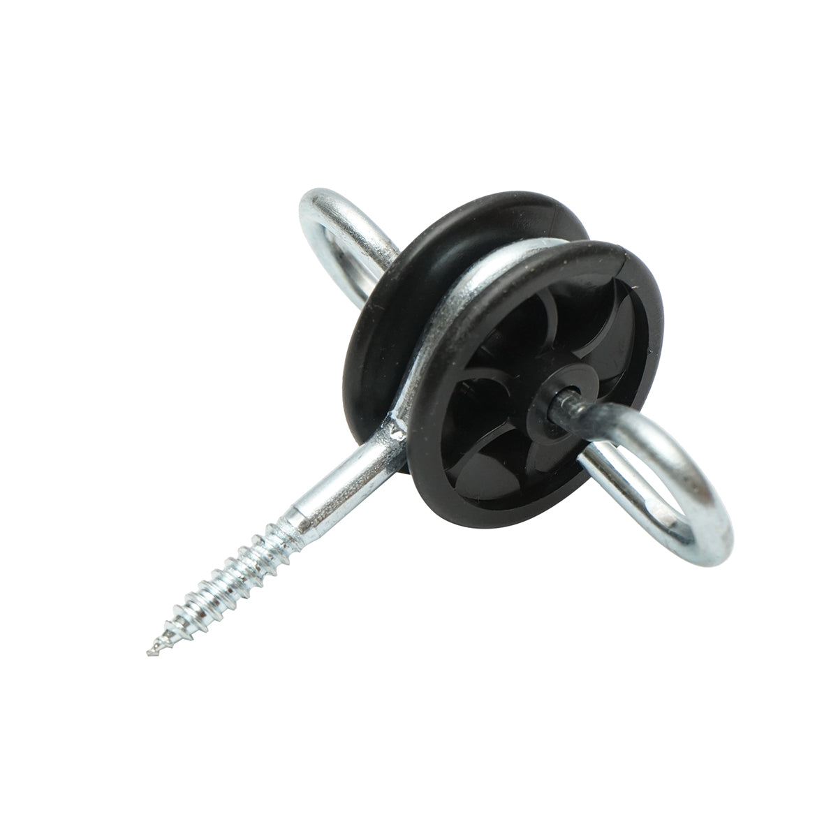 Rozsdamentes acél szigetelő dupla horgonnyal 5.9mm 90x86mm elektromos kerítés Breckner Germany