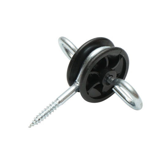 Rozsdamentes acél szigetelő dupla horgonnyal 5.9mm 90x86mm elektromos kerítés Breckner Germany
