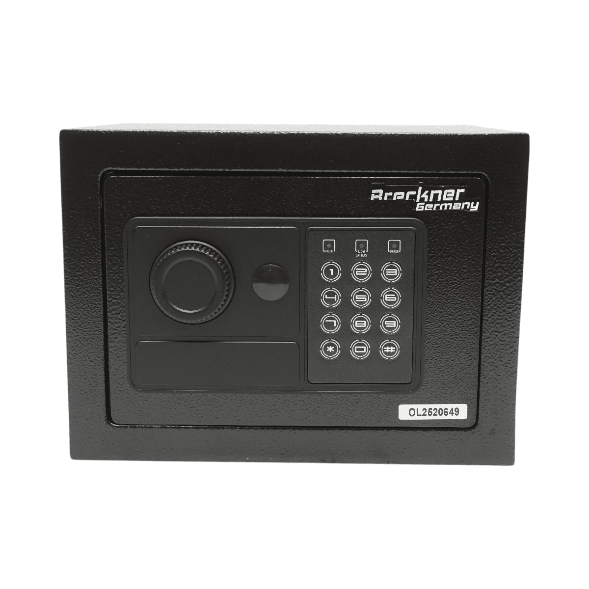 Bútor széf elektronikus zárral és 2 kulccsal 230x170x170mm Breckner Germany