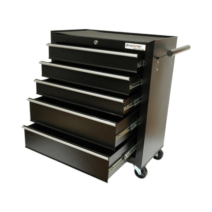 Breckner Germany fém szerszámkocsi szekrény 5 fiókkal 645x355x695mm