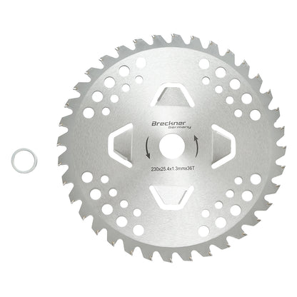 Bozótvágó kés 230x25.4x1.3mm, 36 fogú, fűkaszához Breckner Germany
