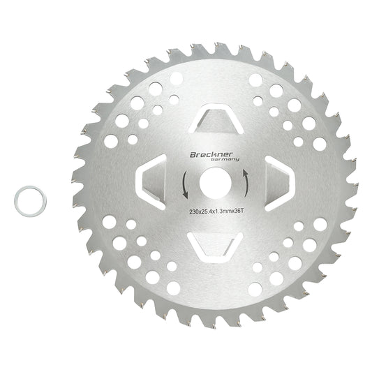 Bozótvágó kés 230x25.4x1.3mm, 36 fogú, fűkaszához Breckner Germany