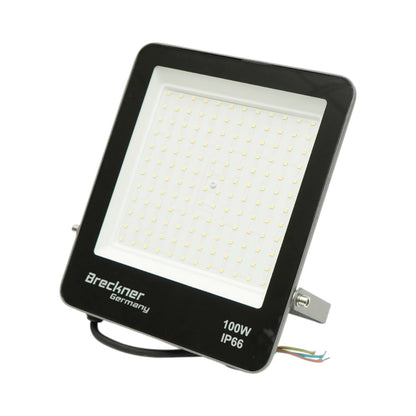 LED reflektor 100W, 220V, 6500K, 9000lm Flood típus 235x200x30mm IP66 Breckner Germany