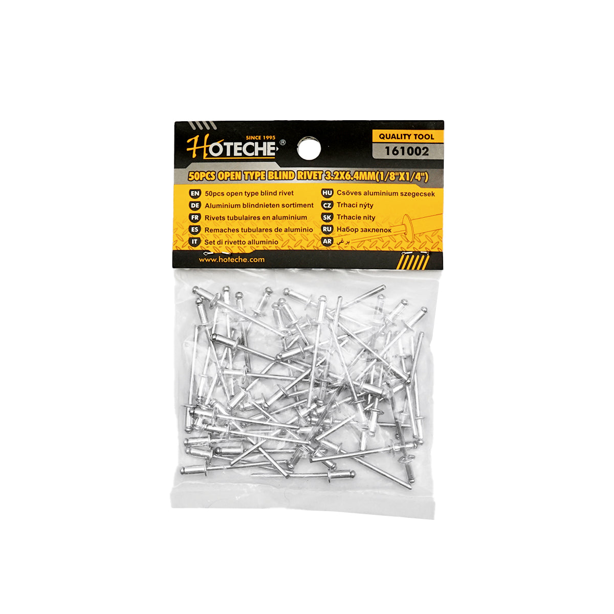 Alumínium popnit 3.2x6.4mm 50 db Hoteche