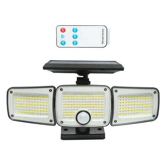 30W-os LED lámpa 1,8W/5,5V-os napelemmel, 2400mAh akkumulátorral, mozgásérzékelővel és IP65 távirányítóval Breckner Germany