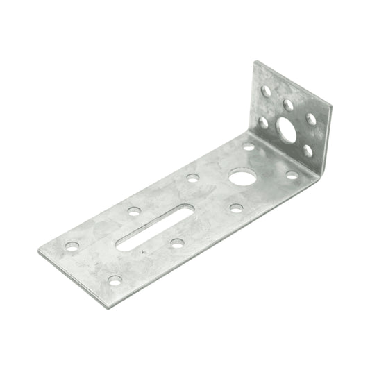 Állítható csuklózár 110x35x40mm, vastagság 2,5mm, horganyzott acélból