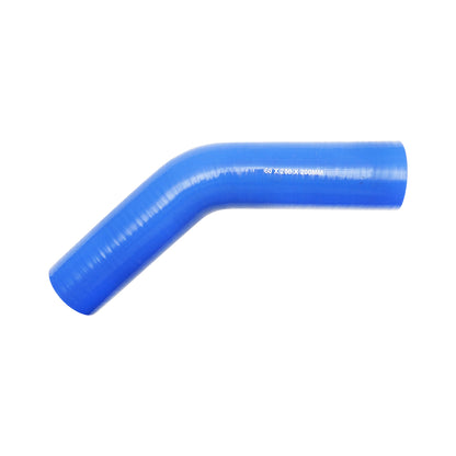 Szilikon könyökcső 45 fokos textilbetéttel 60x200x200mm