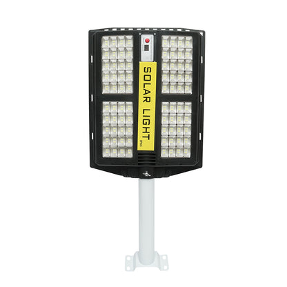 Solar LED utcai utcai lámpa 200W 6500K 15W-os napelemmel, 15000mAh akkumulátorral, távirányítóval, IP65 oszlopra szerelhető Breckner Germany