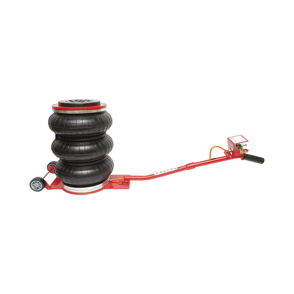 Professzionális pneumatikus emelő 150-400mm légpárnával, üzemi nyomás 8-12 bar, maximális terhelés 6T Breckner Germany