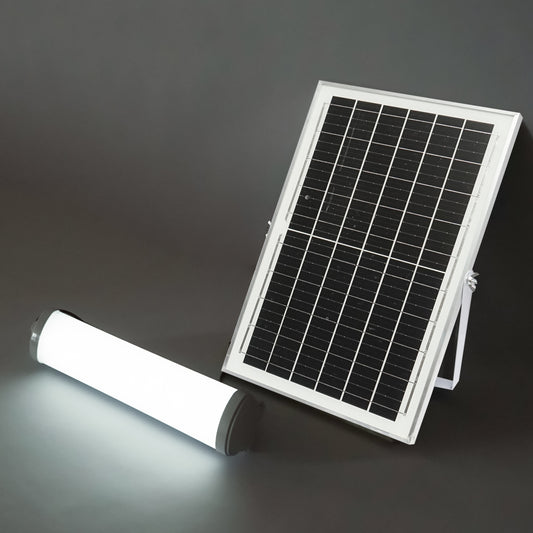 LED lámpa 150W, 6500K, polikristályos napelemmel, távirányítóval és 3600mAh IP20 akkumulátorral Breckner Germany