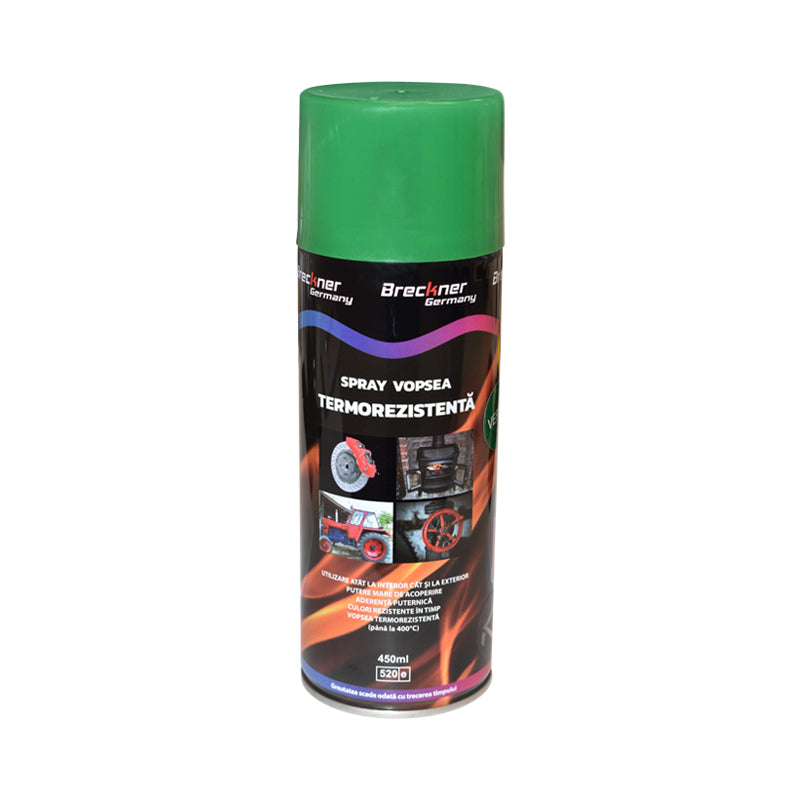 Acry akril festékszóró spray 400 fokig hőálló zöld 450ml Breckner Germany