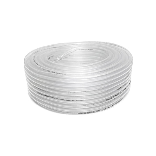 Átlátszó üzemanyagtömlő fi10 (d = 10 mm és D = 13 mm / 50 méter tömlő)