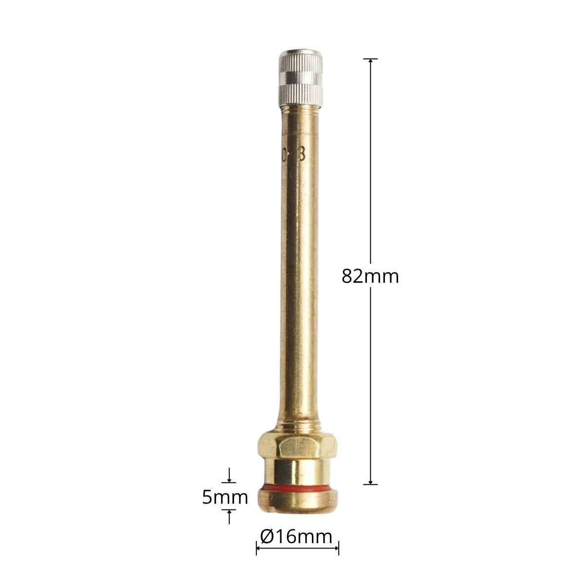 82 mm-es V3-20-3 tubeless teherautó szelep