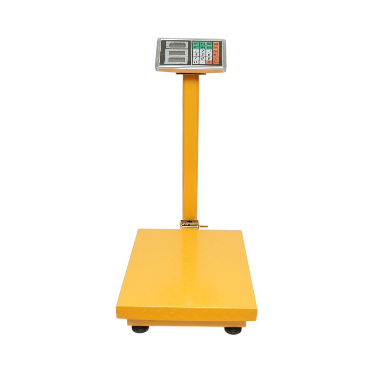 Elektronikus padlómérleg 350kg platform típus 500x400mm összecsukható karral, LCD kijelző