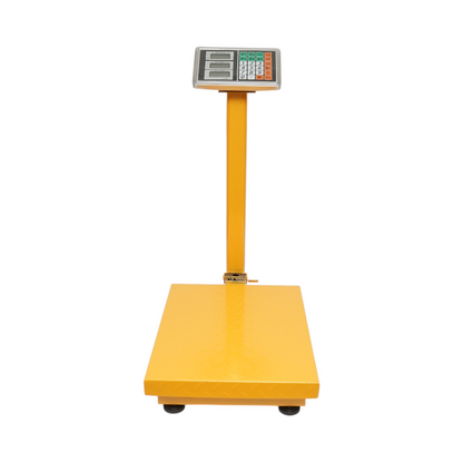 Elektronikus padlómérleg 350kg platform típus 500x400mm összecsukható karral, LCD kijelző