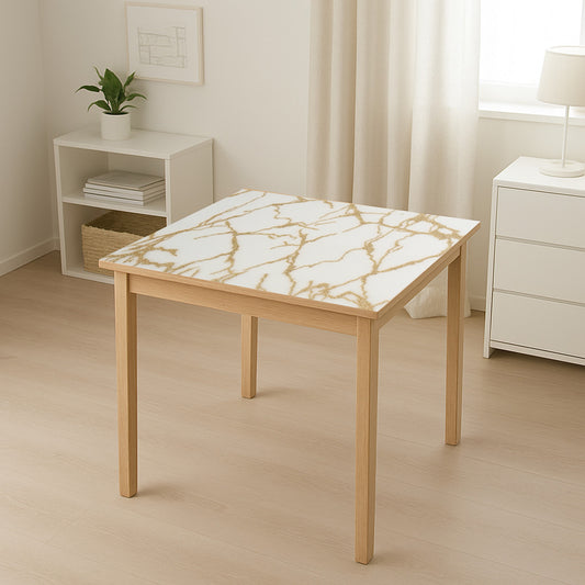 Tekercs védőfólia dekoratív asztallaphoz PVC szilikonizált 0,8x20m, vastagság 1,2mm, márványminta Breckner Germany