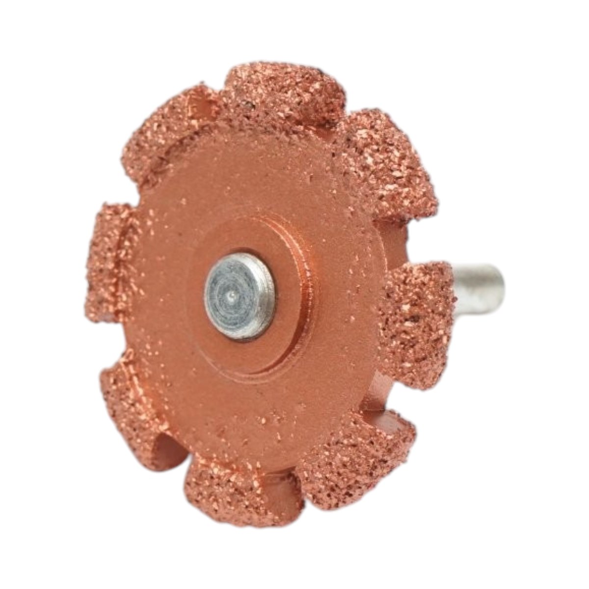 Csiszolókorong gumiabrazív 50x7mm, K36 szemcseméret, 3/8 inch hatszögletű szár