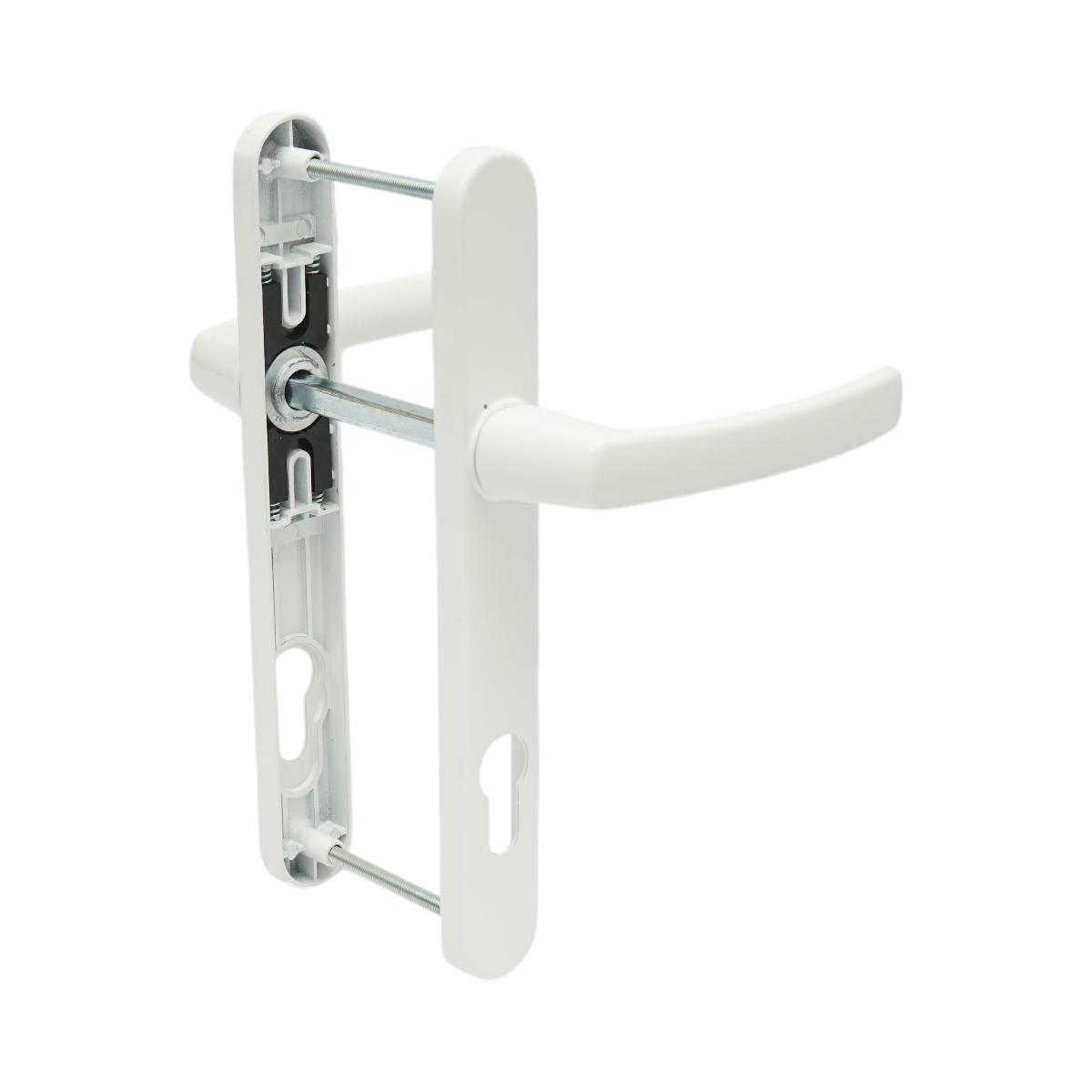 PVC termopán ajtókilincs szett fehér 28x220mm