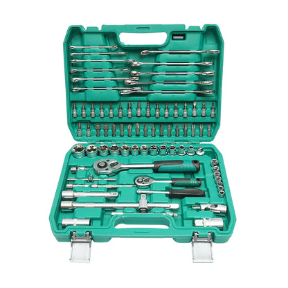 Kombikulcskészlet, csővázas, fix, torx, racsnis meghajtású 78 darab Breckner Germany