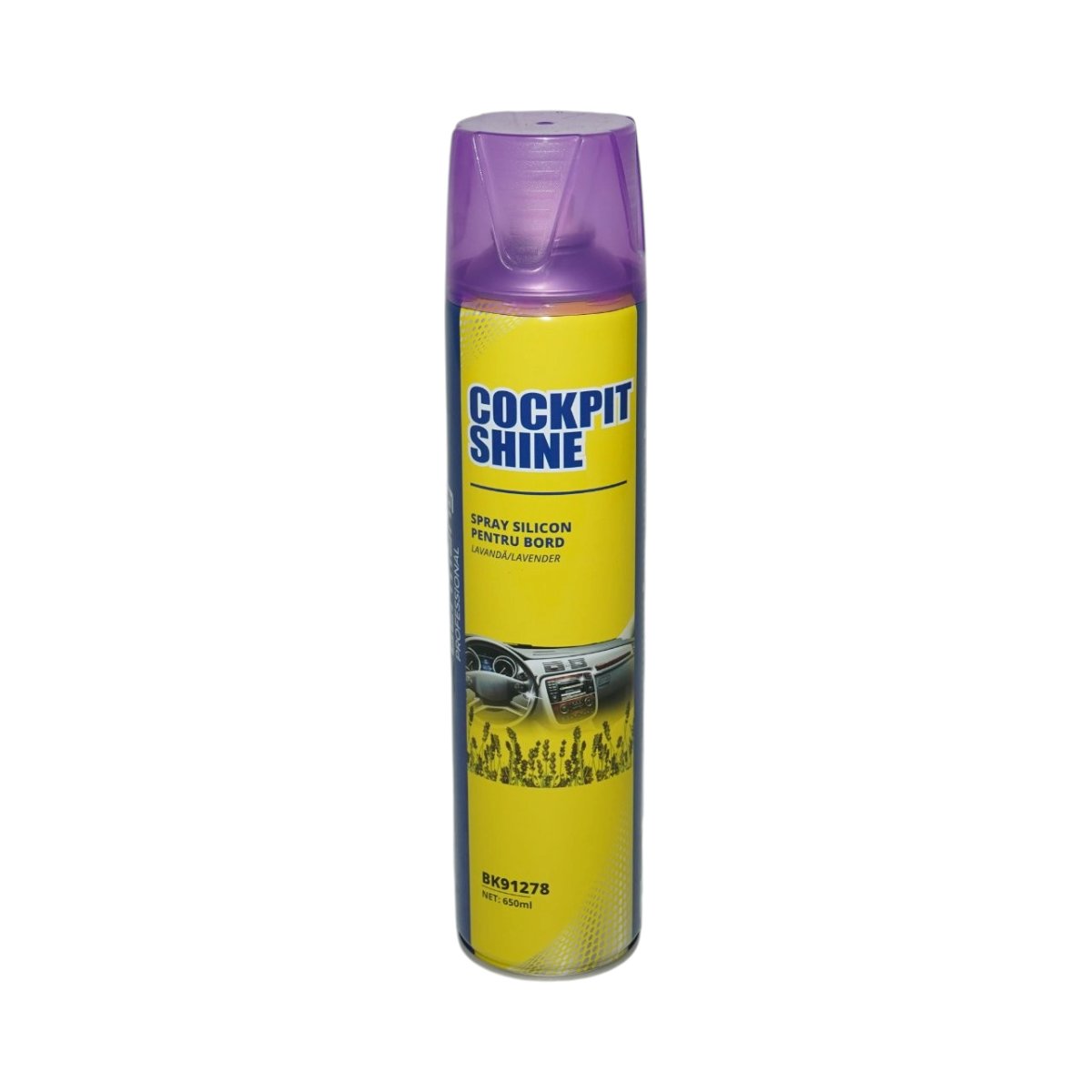 Szilikon műszerfal spray antisztatikus levendula 650ml Breckner Germany