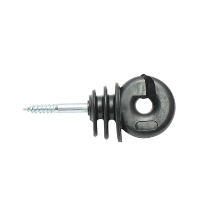Gyűrűs szigetelő Easy Drill fekete fekete fekete fi 5.9mm 90x40 mm elektromos kerítés Mezofarm