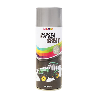 Autófesték spray szürke Case Claas Deutz Deutz 9104 alumínium szürke 450ml MAGIC