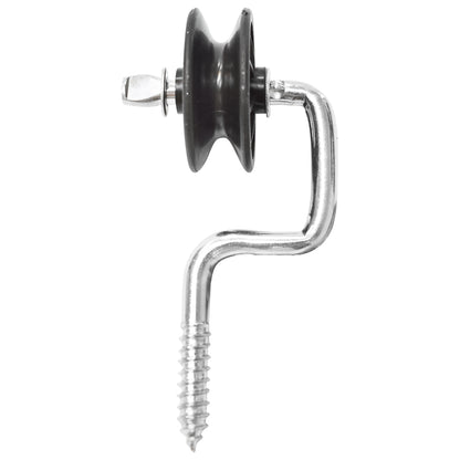 Fekete szigetelő résszel fi 6.9mm 107x54mm elektromos kerítés Breckner Germany