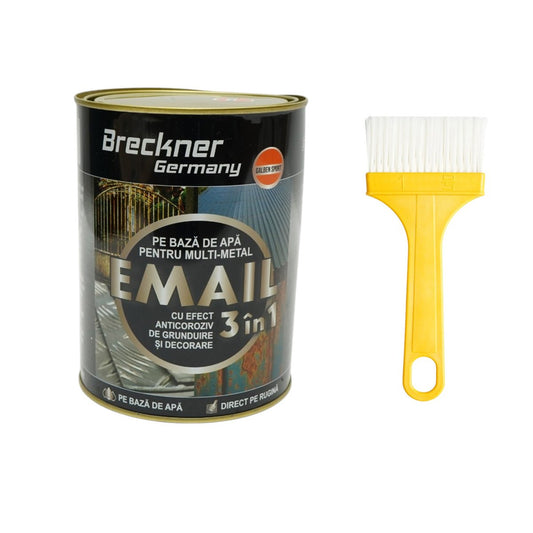 Breckner Germany 3 az 1-ben rozsdagátló zománcfesték sport sárga fémhez 2kg, közvetlenül a rozsdára, vízalapú