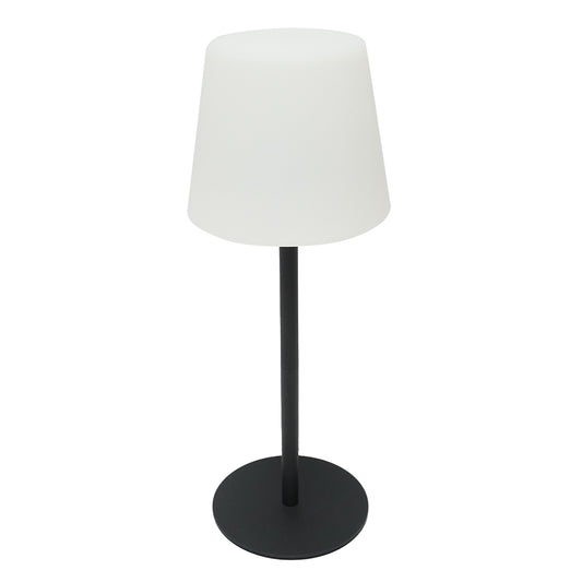 LED asztali lámpa 2W fekete, akkumulátor 3.7V/1200mAh, újratölthető USB 5V/1A Breckner Germany