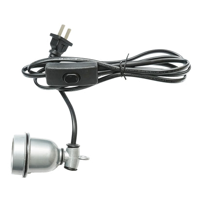 Konzol, E27-es izzócsiga a csirke fűtéséhez, 230V-os állatok, 1,7m-es kábel