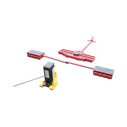 15 tonnás, nagy teherbírású, görgős, kormányozható guruló emelő