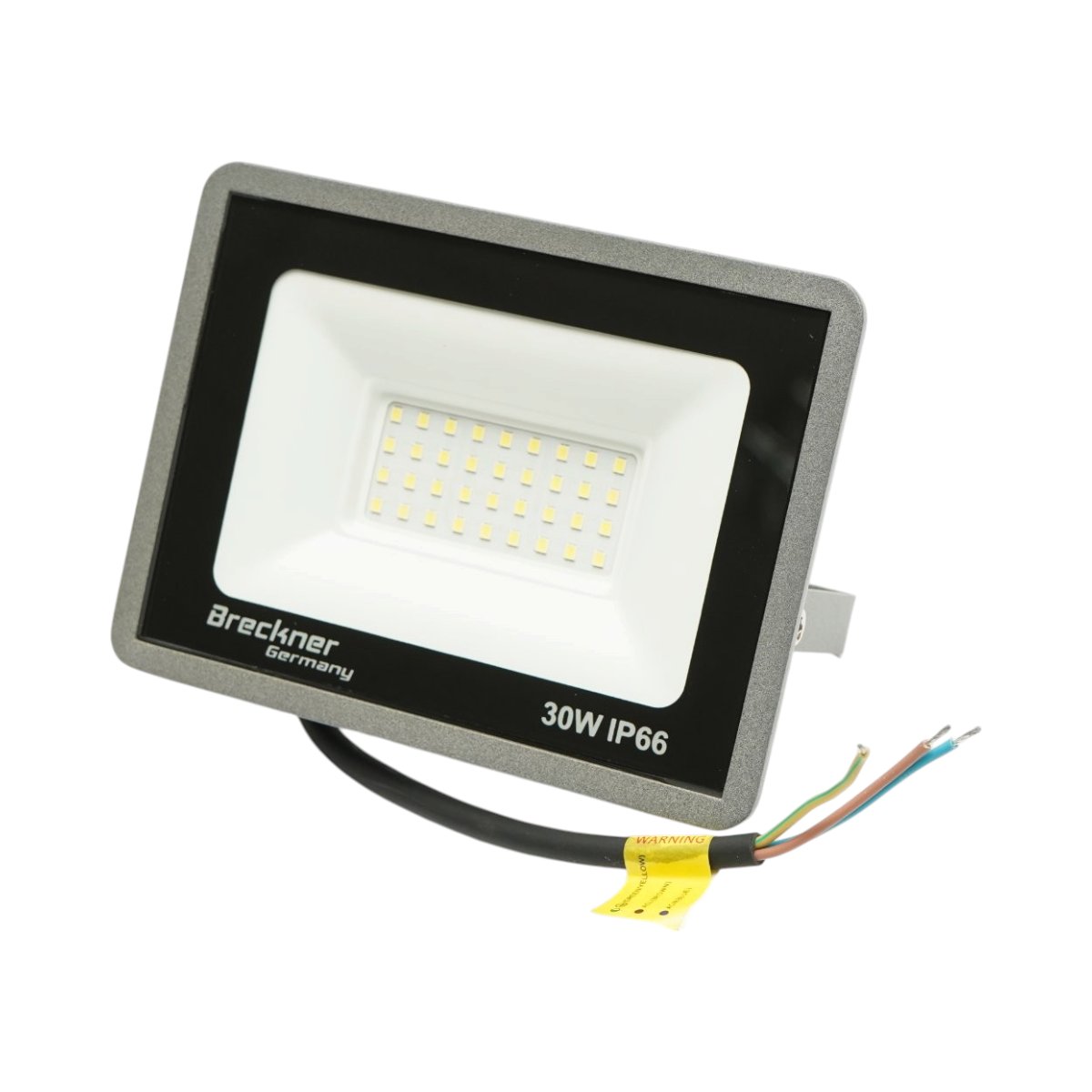 LED reflektor 30W, 100-265V, 6500K, 3000lm Flood típus 160x115x26mm IP66 Breckner Germany