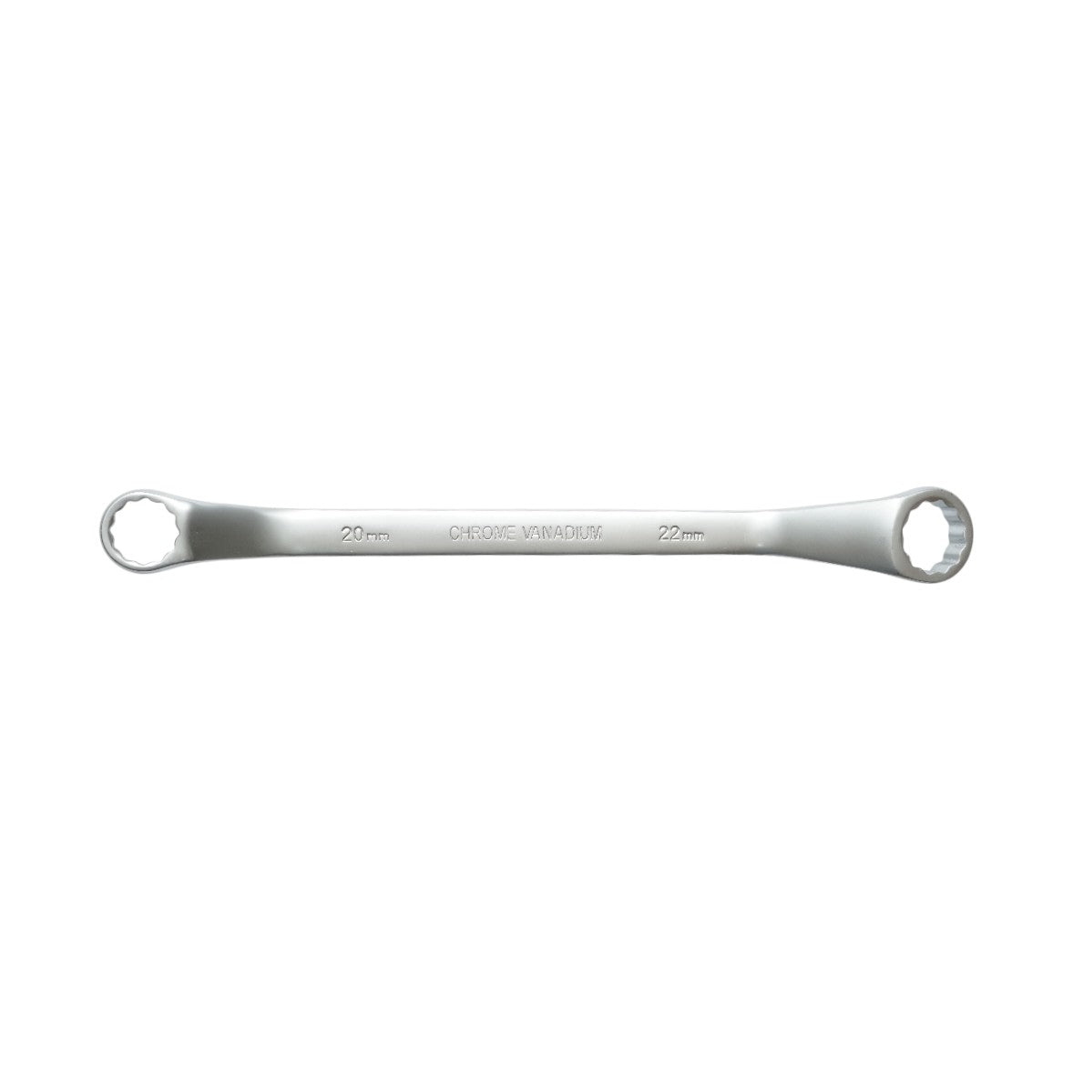 Gyűrűskulcs, dupla négyzet 20x22mm Cr-V