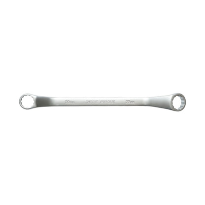 Gyűrűskulcs, dupla négyzet 20x22mm Cr-V