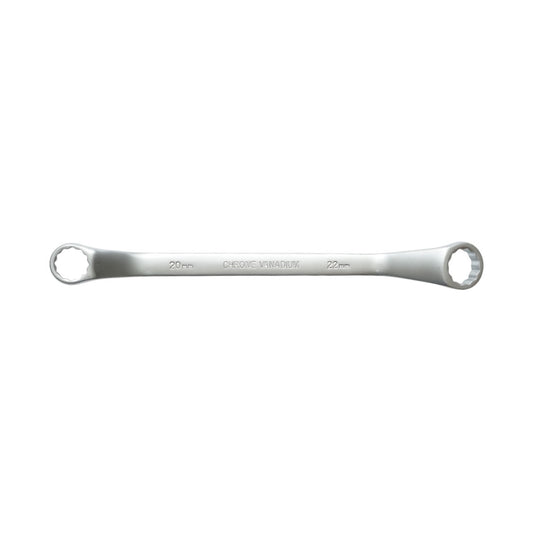Gyűrűskulcs, dupla négyzet 20x22mm Cr-V