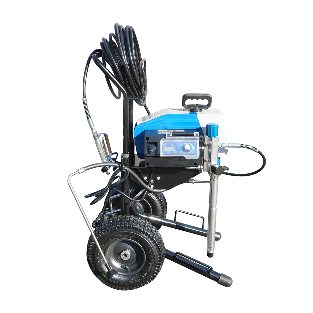 Professzionális airless festékszóró szivattyú dugattyúval és kefe nélküli motorral 1,3 kW, 220 V, áramlási sebesség 2,4 L/min, fúvóka 517, maximális nyomás 227 bar M24H
