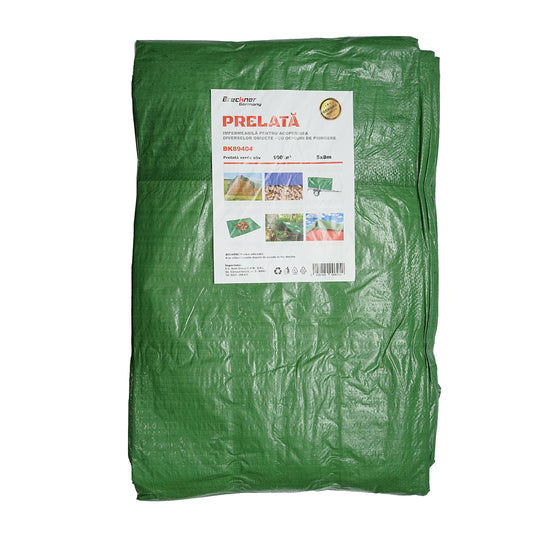 Hálós ponyva 100g/m2 zöld 5x8m 5x8m Breckner Germany