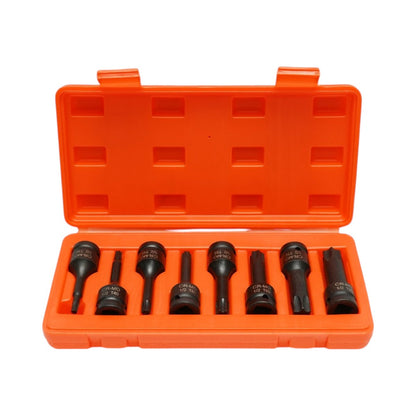 Torx T30–T80 csőkulcs készlet, 1/2" négyszög meghajtással, Cr-Mo, 8 db – Breckner Germany