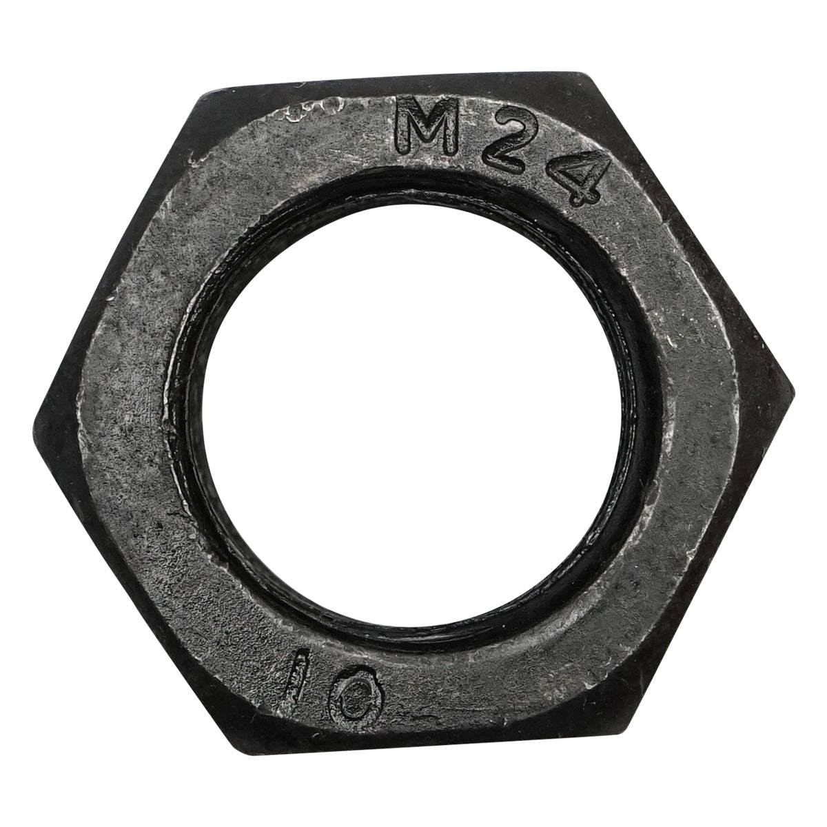 Fekete hatszögletű anya DIN 934 M24x2 G10 25 db/darab